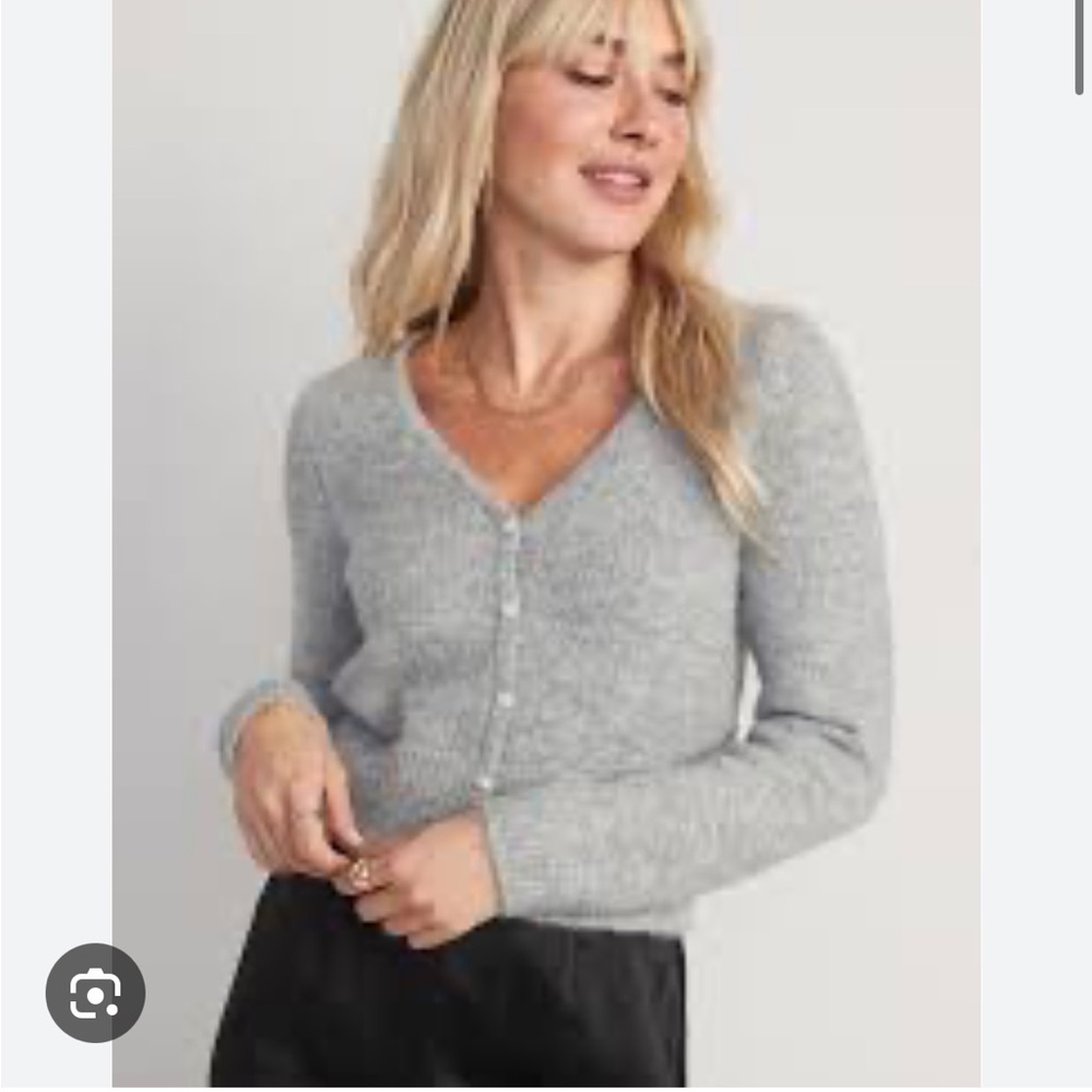 Cozy Gray V-Neck Sweater